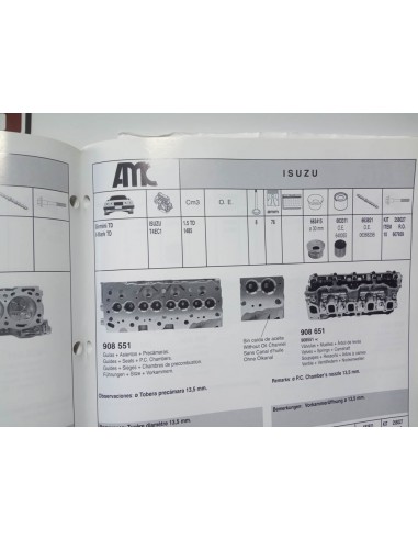 CULATA OPEL CORSA A Y B ,ISUZU Y KADETT E MOTOR 1.5 TD