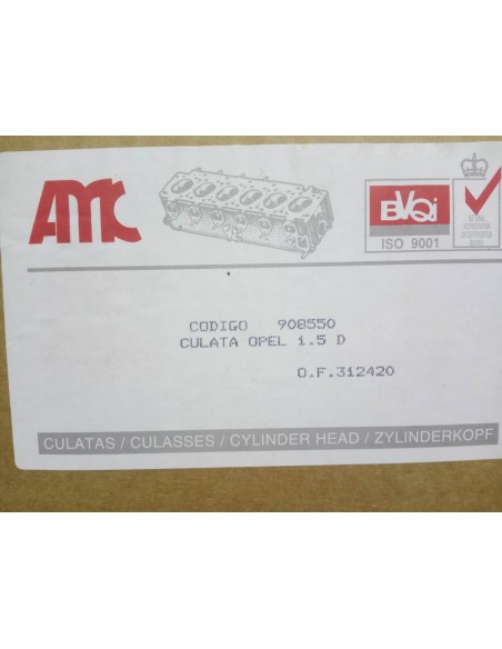 CULATA OPEL CORSA A Y B MOTOR 1.5 D ISUZU