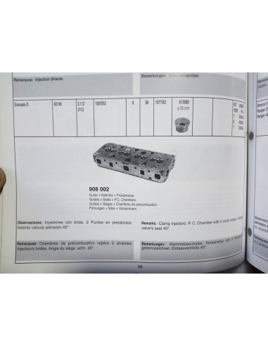 CULATA FORD GRANADA Y PEUGEOT 504 MOTOR 2.1 DIESEL