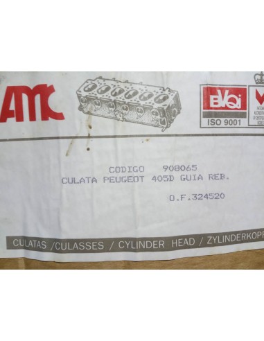 CULATA CITROEN BX , ZX Y PEUGEOT 405 , J5 MOTOR 1.9 DIESEL