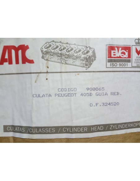 CULATA CITROEN BX , ZX Y PEUGEOT 405 , J5 MOTOR 1.9 DIESEL