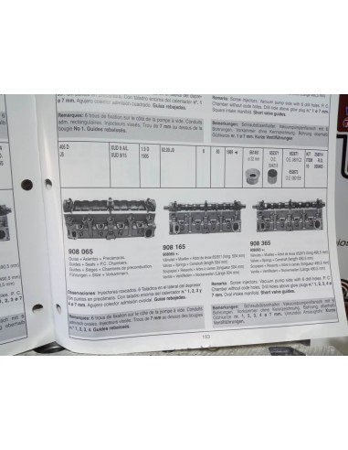 CULATA CITROEN BX , ZX Y PEUGEOT 405 , J5 MOTOR 1.9 DIESEL