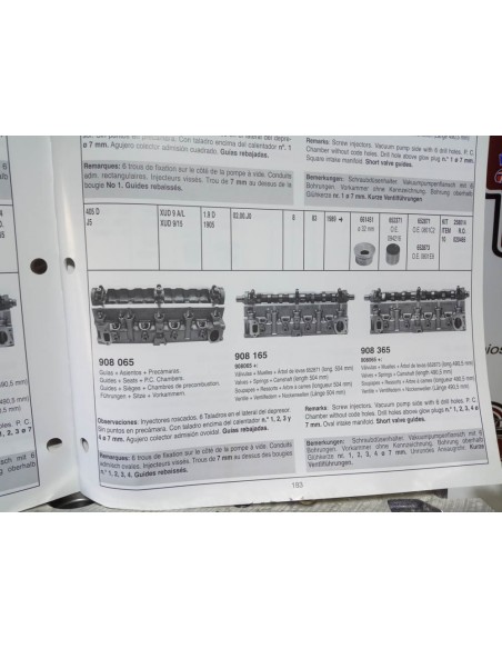 CULATA CITROEN BX , ZX Y PEUGEOT 405 , J5 MOTOR 1.9 DIESEL