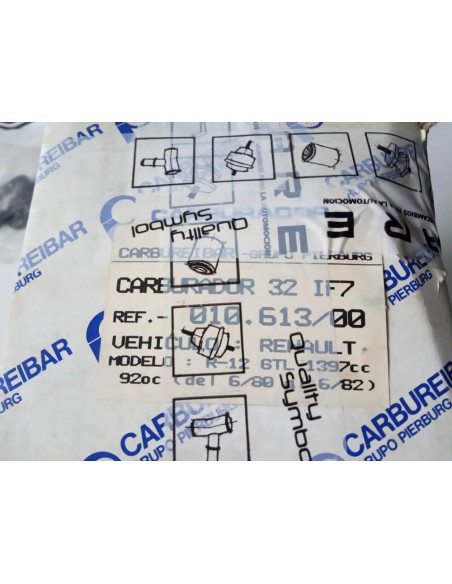 CARBURADOR ZENITH 32 IF 7 RENAULT  5,6,7 Y 12