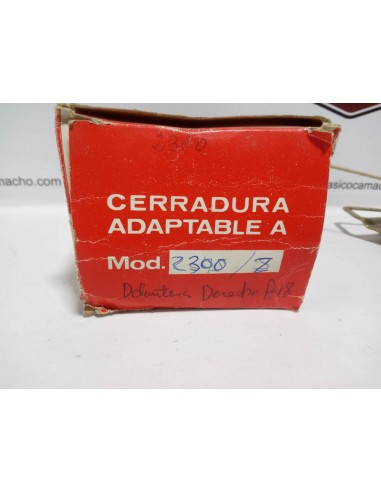 CERRADURA PUERTA DELANTERA DERECHA RENAULT 18