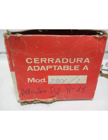 CERRADURA PUERTA DELANTERA IZQUIERDA RENAULT 18