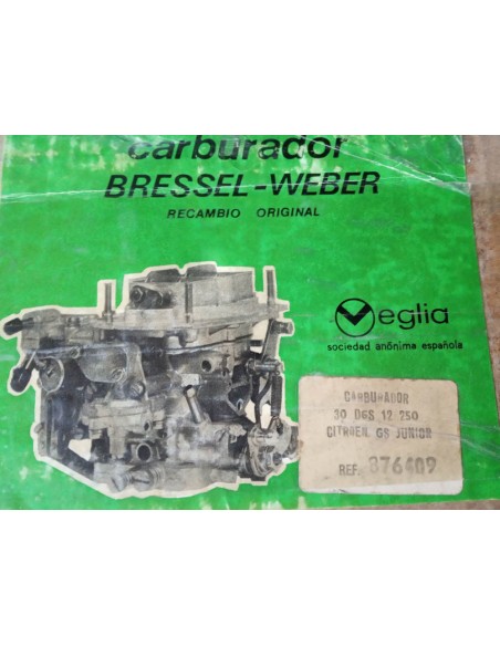 CARBURADOR WEBER 30 DGS 12 250 CITROEN GS