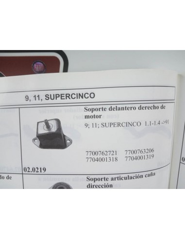 SOPORTE MOTOR DELANTERO DERECHO RENAULT 9 , 11 , EXPRESS Y SUPER 5