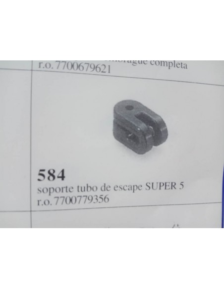 GOMA SOPORTE DE ESCAPE RENAULT SUPER 5 , EXPRESS , KANGOO , ETC