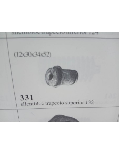 SILEMBLOCK BRAZO SUSPENSION SUPERIOR SEAT 132 (12x30x34x52)