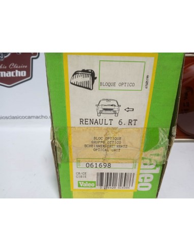 FARO DELANTERO IZQUIERDO RENAULT 6 SEGUNDA SERIE HALOGENO H4