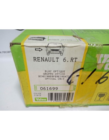 FARO DELANTERO DERECHO RENAULT 6 SEGUNDA SERIE