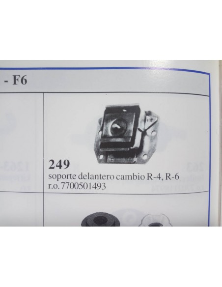 SILEMBLOCK SOPORTE CAJA DE CAMBIOS RENAULT 4 Y 6 (MOTOR SIERRA)