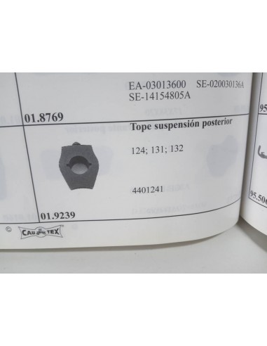 TOPE DE SUSPENSION TRASERO SEAT 124 , 1430, 131 Y 132