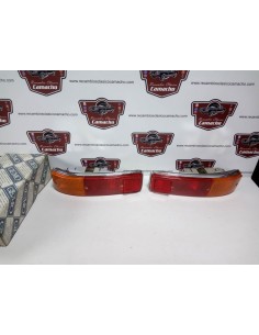 PAREJA PILOTO TRASERO SEAT 127 CON BASE CROMADA (GEMO)