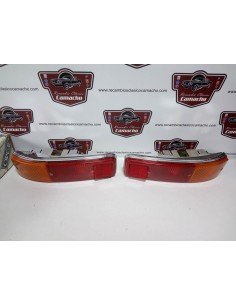 PAREJA PILOTO TRASERO SEAT 127 CON BASE CROMADA (GEMO) 2