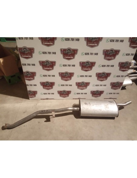 SILENCIOSO TRASERO ESCAPE BMW 318i E30