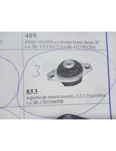 SOPORTE MOTOR TRASERO SEAT IBIZA,MALAGA Y RONDA SYSTEM PORSCHE