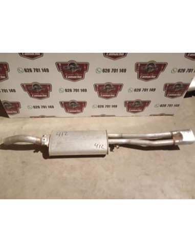 SILENCIOSO TRASERO ESCAPE SEAT TOLEDO 1.8i Y 2.0i 16V GASOLINA