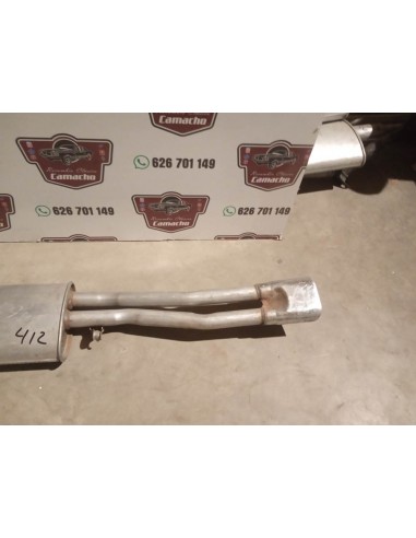 SILENCIOSO TRASERO ESCAPE SEAT TOLEDO 1.8i Y 2.0i 16V GASOLINA