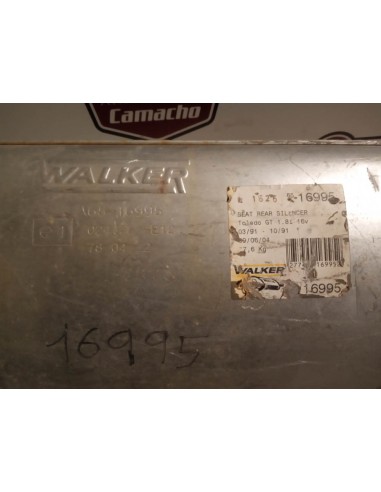 SILENCIOSO TRASERO ESCAPE SEAT TOLEDO 1.8i Y 2.0i 16V GASOLINA