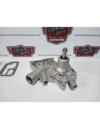 BOMBA DE AGUA RENAULT 4,5,6 MOTOR SIERRA CON EJE ROSCADO (SIN POLEA)