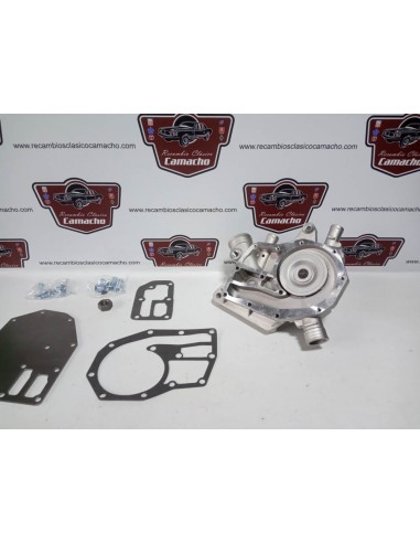 BOMBA DE AGUA RENAULT 4,5,6 MOTOR SIERRA CON EJE ROSCADO (SIN POLEA)