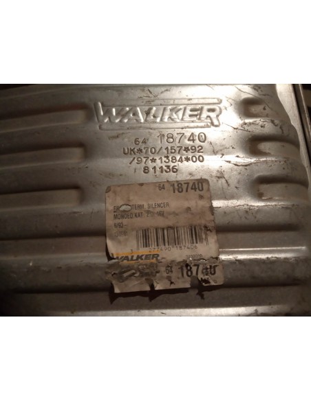 SILENCIOSO INTERMEDIO ESCAPE FORD MONDEO 2.0i 16V CON CATALIZADOR