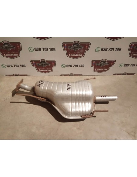 SILENCIOSO TRASERO ESCAPE OPEL ASTRA G 1.4i Y 1.6i A PARTIR DEL 4/98