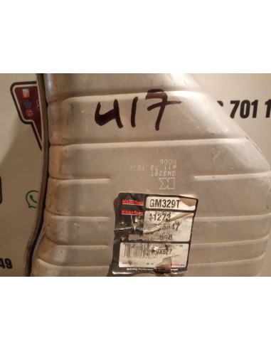 SILENCIOSO TRASERO ESCAPE OPEL ASTRA G 1.4i Y 1.6i A PARTIR DEL 4/98