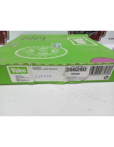 DISCO DE EMBRAGUE LAND ROVER SANTANA Y NISSAN PATROL (242 mm)