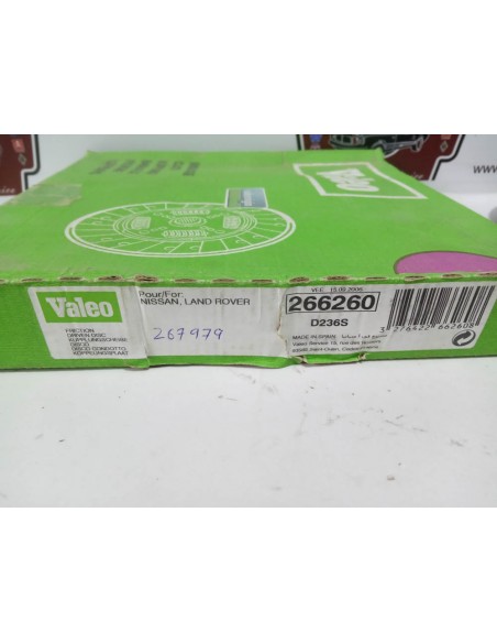 DISCO DE EMBRAGUE LAND ROVER SANTANA Y NISSAN PATROL (242 mm)