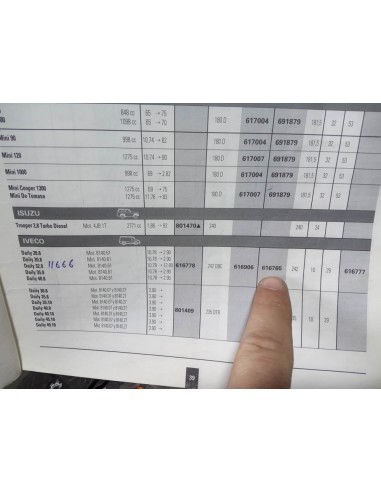 DISCO DE EMBRAGUE IVECO DAILY 2.4 Y 2.5 DIESEL