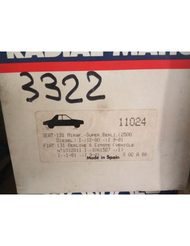 AMORTIGUADORES DELANTEROS SEAT 131 DIESEL 2500