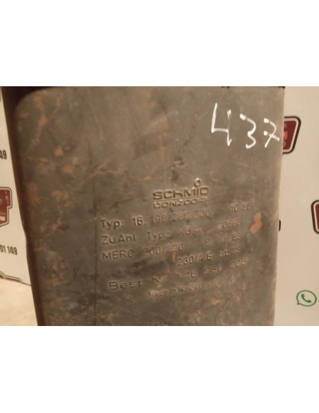 SILENCIOSO INTERMEDIO ESCAPE MERCEDES 200 Y 220 (HASTA 10/88)