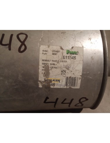 SILENCIOSO TRASERO RENAULT ESPACE III MOTOR 2.0