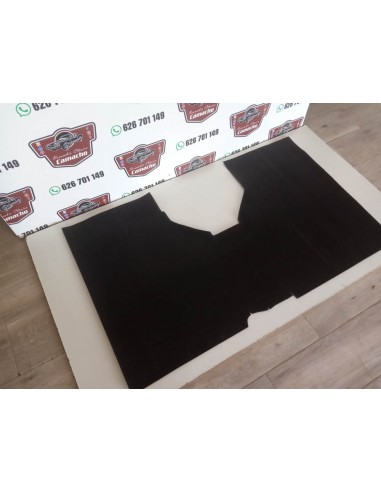 ALFOMBRILLA DE GOMA DELANTERA RENAULT 4 (RAYAS FINAS)