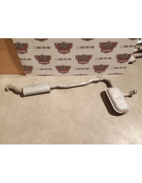 SILENCIOSO DELANTERO DE ESCAPE RENAULT 21 MOTOR 2.0i GASOLINA