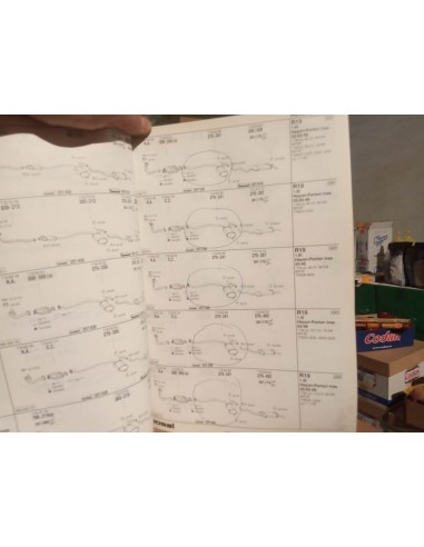 SILENCIOS INTERMEDIO DE ESCAPE RENAULT 19 MOTOR 1.8 Y 1.9 TD