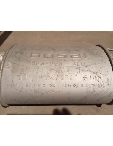 SILENCIOSO DELANTERO ESCAPE RENAULT 11 TURBO (FASE 1)