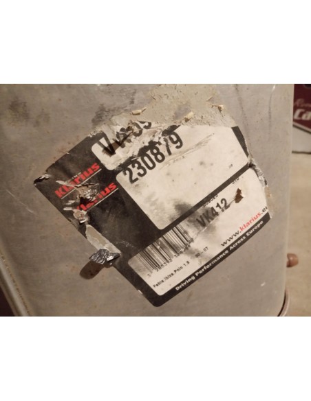 SILENCIOSO TRASERO ESCAPE SEAT IBIZA MK3,CORDOBA,VW POLO Y SKODA FABIA