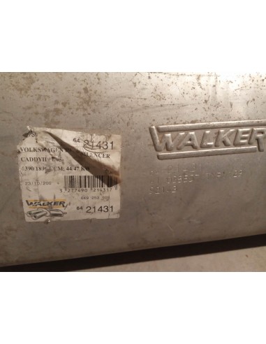 SILENCIOSO TRASERO ESCAPE VOLKSWAGEN CADDY II