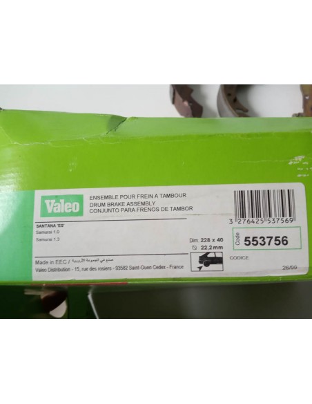 KIT FRENOS TRASEROS SUZUKI SANTANA SAMURAI 1.0 Y 1.3