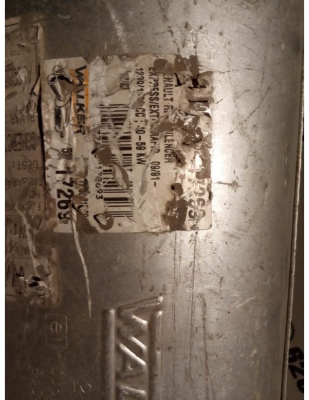 SILENCIOSO TRASERO ESCAPE RENAULT EXPRESS (A PARTIR DEL 9/91)