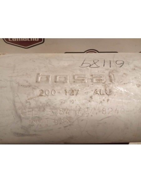 SILENCIOSO TRASERO RENAULT 25 GASOLINA 2.0 ,2.2 ,2.7 Y 2.8 V6