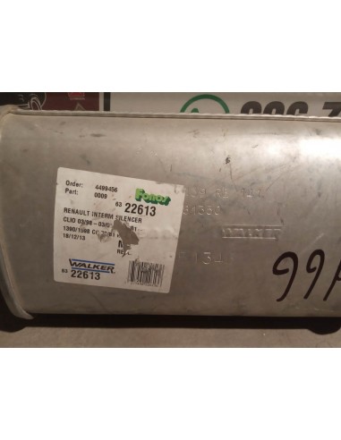 SILENCIOSO INTERMEDIO ESCAPE RENAULT CLIO II GASOLINA