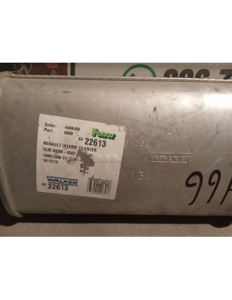 SILENCIOSO INTERMEDIO ESCAPE RENAULT CLIO II GASOLINA