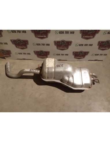 SILENCIOSO TRASERO ESCAPE AUDI A3 Y VW GOLF IV