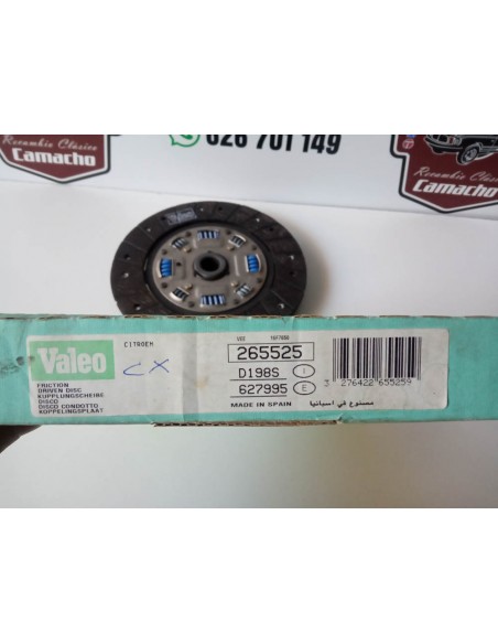 DISCO EMGRAGUE CITROEN CX 2.2 Y 25 DIESEL