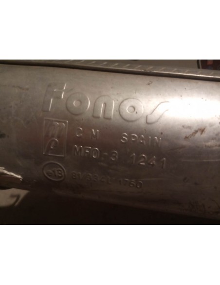 SILENCIOSO TRASERO ESCAPE TALBOT SOLARA GL , SX Y AUTOMATICO